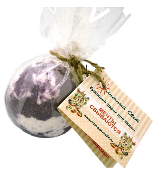 Бурлящий шар для ванн с шиммером 