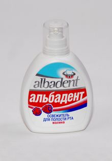 Изображение товара Альбадент освежитель для рта (малина) 35мл Альбадент освежитель для рта (малина) 35мл фотография