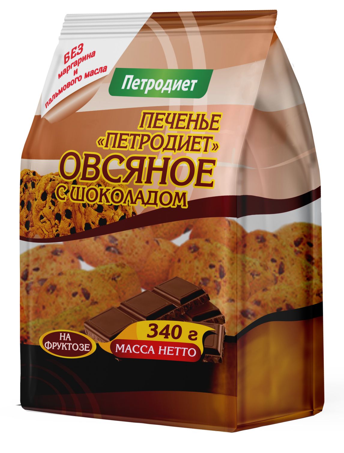 Печенье овсяное на фруктозе с кусочками шоколада 340г в Санкт-Петербурге —  купить недорого по низкой цене в интернет аптеке AltaiMag