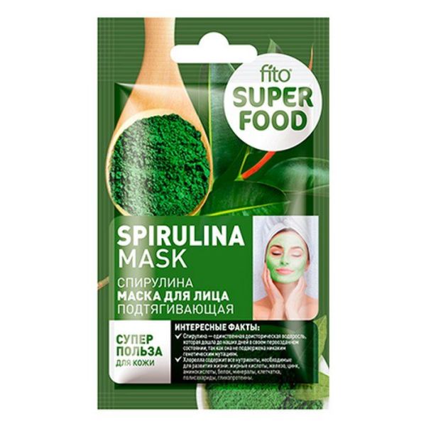 Изображение товара Маска для лица Fito Superfood подтягивающая спирулина 10мл Маска для лица Fito Superfood подтягивающая спирулина 10мл фотография
